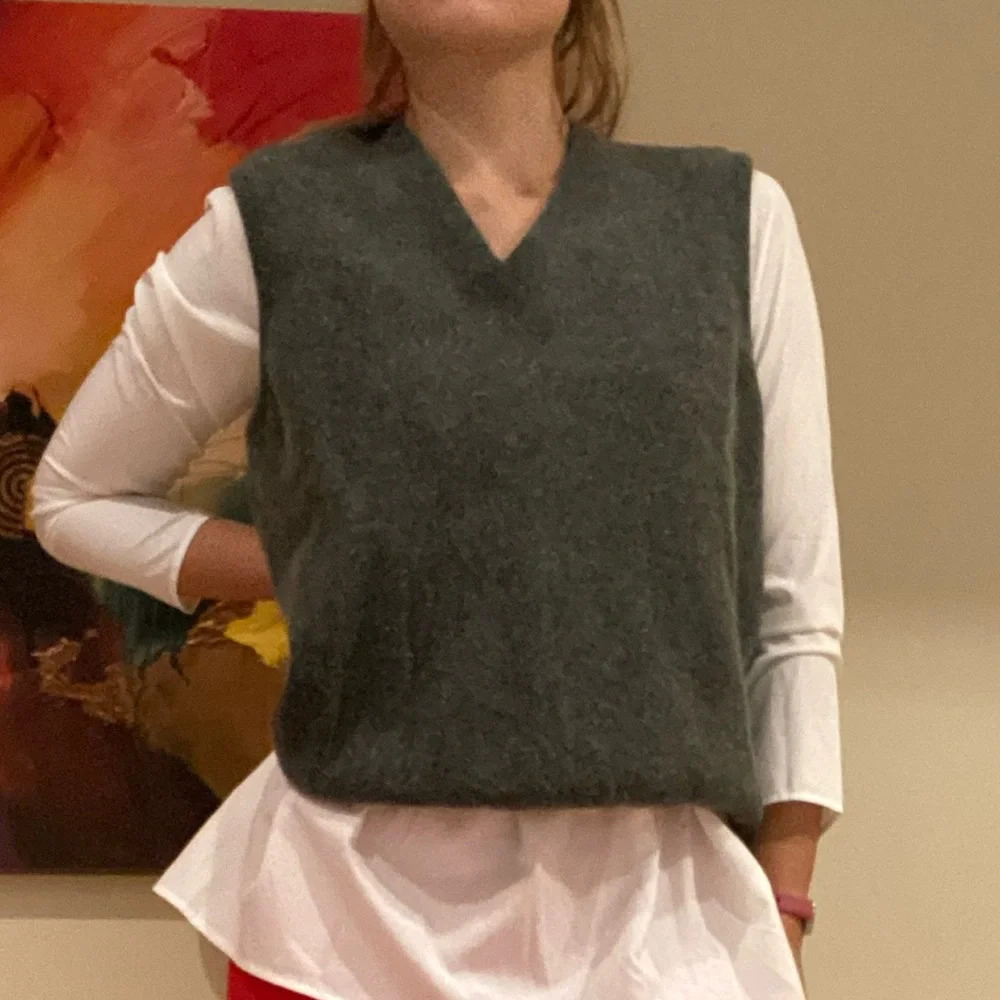 Wool sweater vest
